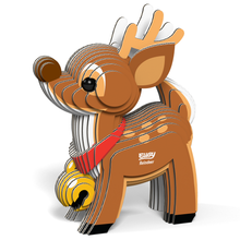 Load image into Gallery viewer, EUGY Reindeer 3D Puzzle