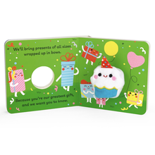 Load image into Gallery viewer, Hooray! It's Your Birthday! Celebration Finger Puppet Book