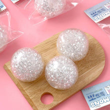 Load image into Gallery viewer, SNOW SQUISH – Clear Jelly Bead Stress Ball