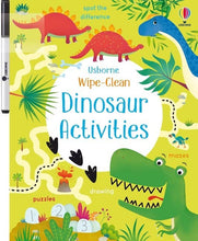 Load image into Gallery viewer, Wipe-Clean Dinosaur Activities : Usborne