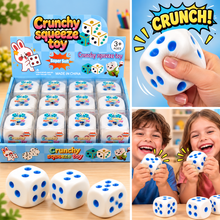 Load image into Gallery viewer, Crunchy Dice ASMR Squishy (Crunchy Squeeze Toy)