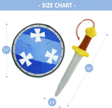 Load image into Gallery viewer, Little Knights Plush Sword and Shield Playset