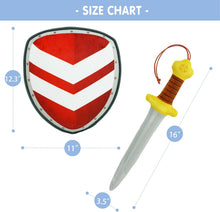 Load image into Gallery viewer, Little Knights Plush Sword and Shield Playset