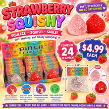 Load image into Gallery viewer, Strawberry Squishy – Soft & Stretchy Stress Toy