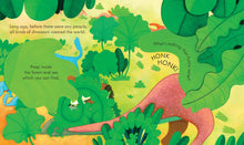 Load image into Gallery viewer, Usborne: Peek Inside Dinosaurs - Lift a Flap Board Book