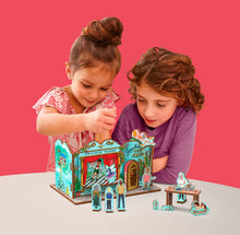 Load image into Gallery viewer, Pinnochio's Puppet Theater Book and Playset