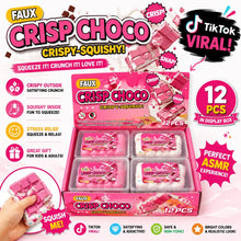 Load image into Gallery viewer, Faux Crisp Choco (Strawberry) –Crispy-Squishy ASMR Chocolate