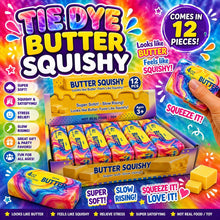 Load image into Gallery viewer, Tie Dye Butter Squishy – Viral “Looks Like Butter” Stress