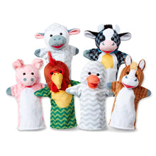 Load image into Gallery viewer, Melissa & Doug- Barn Buddies hand puppets