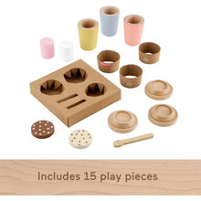 Load image into Gallery viewer, Fisher-Price Wood Pretend Play Coffee To Go Set