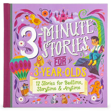 Load image into Gallery viewer, 3-Minute Stories for 3-Year-Olds Story Book