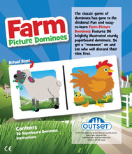 Load image into Gallery viewer, Picture Dominoes: Farm Game for Ages 3+