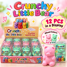 Load image into Gallery viewer, Crunchy Little Bear Squeeze Toy — ASMR Crunch Bear
