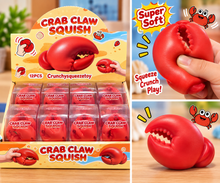 Load image into Gallery viewer, Crab Claw Squish ASMR Crunchy Squeeze Toy