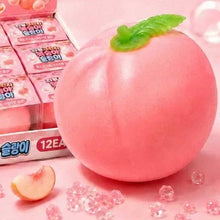 Load image into Gallery viewer, Peach Crunch Squishy – Soft & Stretchy ASMR Fidget
