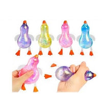 Load image into Gallery viewer, Glitter Duck Squeeze Squishy Stress Relief Toy