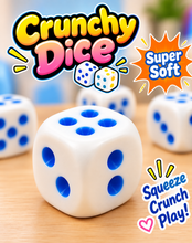 Load image into Gallery viewer, Crunchy Dice ASMR Squishy (Crunchy Squeeze Toy)