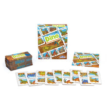 Load image into Gallery viewer, Picture Dominoes: Dino Game for Ages 3+