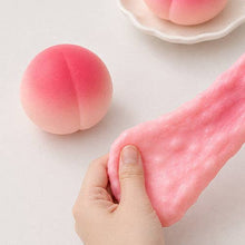 Load image into Gallery viewer, Peach Crunch Squishy – Soft & Stretchy ASMR Fidget