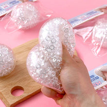 Load image into Gallery viewer, SNOW SQUISH – Clear Jelly Bead Stress Ball