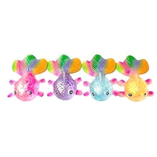 Load image into Gallery viewer, Glitter Rainbow Fish Squeeze Squishy Stress Relief Toy