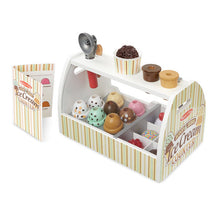 Load image into Gallery viewer, Melissa & Doug: Scoop and Serve Wooden Ice Cream Counter