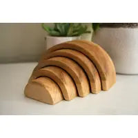 Load image into Gallery viewer, Indie Wood Co.-Small Wooden Rainbow Stacker