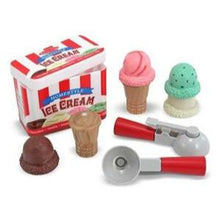 Load image into Gallery viewer, Melissa & Doug: Scoop and Serve Wooden Ice Cream Counter