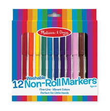Load image into Gallery viewer, Melissa & Doug- 12 Washable Non-Roll Markers