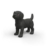 Black Labrador Retriever Puppy Animal Toy Figurine