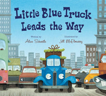 Load image into Gallery viewer, Little Blue Truck Leads the Way Board Book: Alice Schertle
