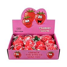Load image into Gallery viewer, Strawberry Squeeze Squishy Stress Relief Toy
