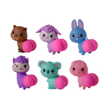 Load image into Gallery viewer, Squishy Tushy Toys 3" Single Figure Blind Box in Display
