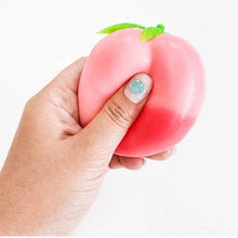 Load image into Gallery viewer, Peach Crunch Squishy – Soft &amp; Stretchy ASMR Fidget
