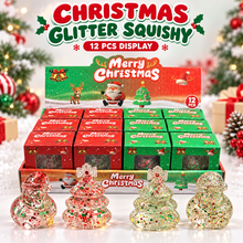 Load image into Gallery viewer, Christmas Glitter Maltose Sugar Squishy
