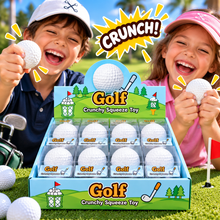 Load image into Gallery viewer, Golf Crunchy Squeeze Toy — ASMR Crunch Golf Ball Squishy

