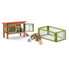 Load image into Gallery viewer, Rabbit Hutch Farm Figurine Toys Play Set
