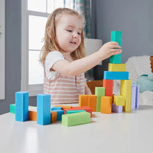 Load image into Gallery viewer, Fisher-Price Wooden Stacking Blocks, 65 Wood Pieces
