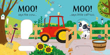 Load image into Gallery viewer, Usborne: Slider Sound Books Moo! - Board Book
