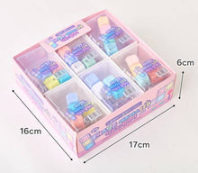 Load image into Gallery viewer, Pastel/Clear LED Tetris  Clicker Keyboard Clicker Keychain
