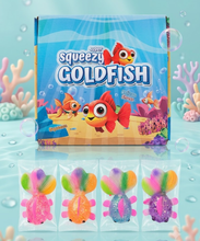 Load image into Gallery viewer, TPR Glitter Goldfish Squishy Fidget Toy for Stress Relief
