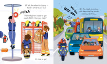 Load image into Gallery viewer, Peek Inside How a Fire Truck Works : Usborne
