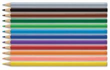 Load image into Gallery viewer, 12 Triangular Colored Pencils EcoPencils
