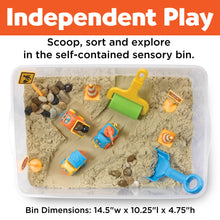 Load image into Gallery viewer, Sensory Bin Construction Zone Activity Bin for Kids
