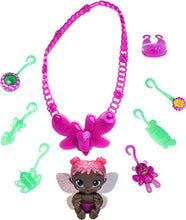 Load image into Gallery viewer, Baby Alive Glo Pixies Minis Carry 'n Care Necklace Rose Blossom Mini Doll
