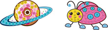 Load image into Gallery viewer, Quick Dotz Stickers Pack - Planet Ladybug
