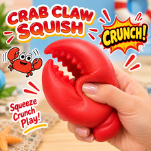 Load image into Gallery viewer, Crab Claw Squish ASMR Crunchy Squeeze Toy
