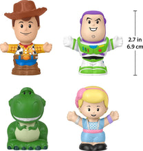 Load image into Gallery viewer, Fisher Price DP Little People Toy Story 4pk Figure
