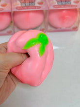 Load image into Gallery viewer, Peach Crunch Squishy – Soft &amp; Stretchy ASMR Fidget
