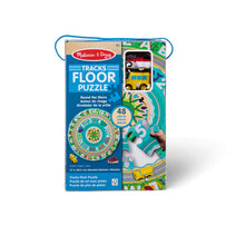 Load image into Gallery viewer, Melissa &amp; Doug- Round the Shore Tracks Floor Puzzle
